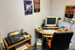 Recreation of a 1990s 'home office'.