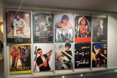Various posters of 1980s Czech popstars.