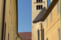 View approaching the cathedral yard.