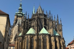 View of the Cathedral from the yard.